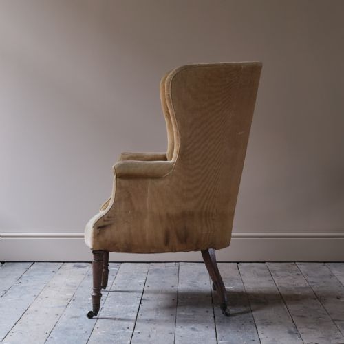 GEORGIAN BARREL BACK ARMCHAIR - ADDITIONAL PHOTO 3