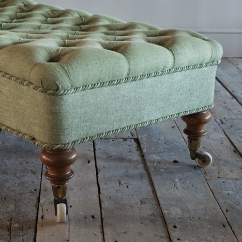 19TH CENTURY HOWARD STYLE CHAISE LONGUE - ADDITIONAL PHOTO 6