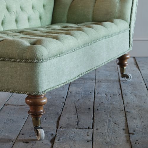19TH CENTURY HOWARD STYLE CHAISE LONGUE - ADDITIONAL PHOTO 8