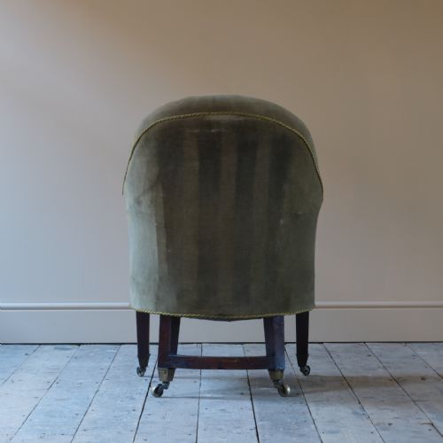 REGENCY TUB BACK LIBRARY ARMCHAIR - ADDITIONAL PHOTO 4