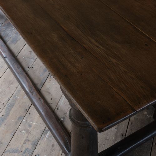 LARGE 19TH CENTURY OAK REFECTORY TABLE - ADDITIONAL PHOTO 16
