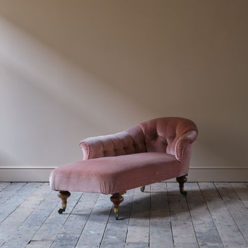 MID 19TH CENTURY TUB BACK CHAISE LONGUE - ADDITIONAL PHOTO 1