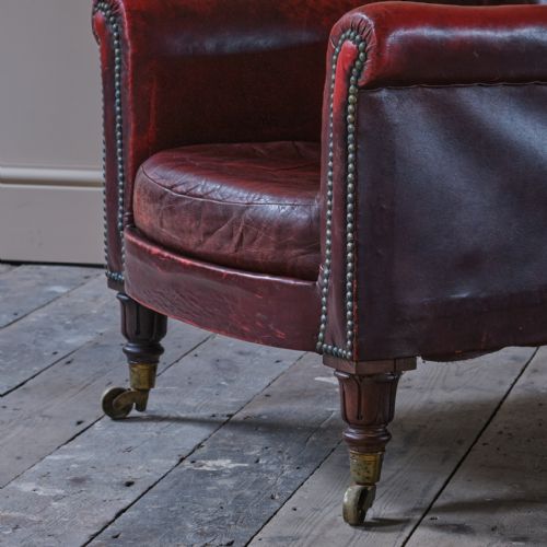 REGENCY WILLIAM IV LIBRARY ARMCHAIR C1835 - ADDITIONAL PHOTO 11