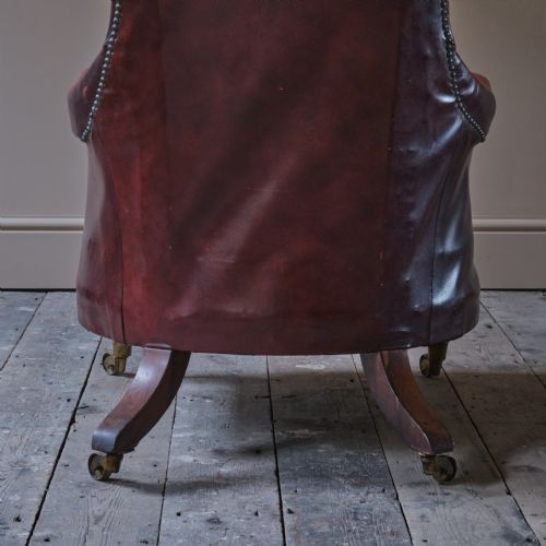 REGENCY WILLIAM IV LIBRARY ARMCHAIR C1835 - ADDITIONAL PHOTO 13