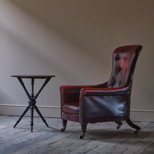 REGENCY WILLIAM IV LIBRARY ARMCHAIR C1835 - ADDITIONAL PHOTO 14