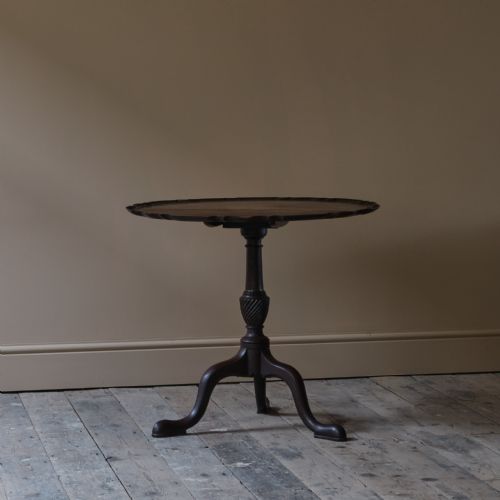 GEORGE III PIE CRUST TILT TOP TRIPOD TABLE - ADDITIONAL PHOTO 3