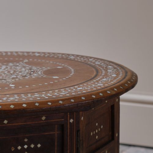 EARLY 20TH CENTURY ANGLO INDIAN HOSHIARPUR SIDE TABLE - ADDITIONAL PHOTO 3