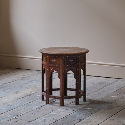 EARLY 20TH CENTURY ANGLO INDIAN HOSHIARPUR SIDE TABLE - ADDITIONAL PHOTO 5