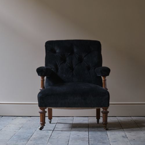19TH CENTURY GILLOWS ARMCHAIR IN COLEFAX AND FOWLER - ADDITIONAL PHOTO 1
