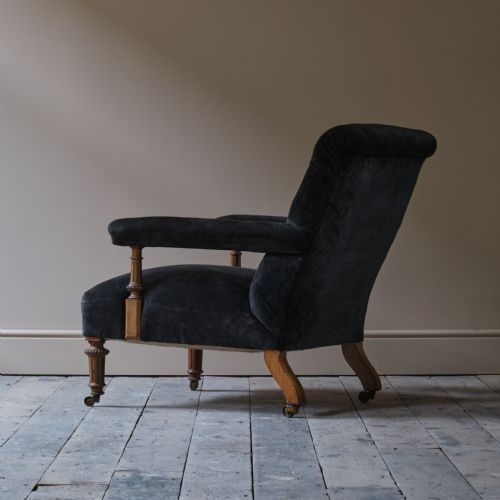 19TH CENTURY GILLOWS ARMCHAIR IN COLEFAX AND FOWLER - ADDITIONAL PHOTO 5