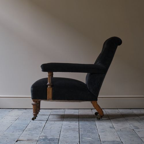19TH CENTURY GILLOWS ARMCHAIR IN COLEFAX AND FOWLER - ADDITIONAL PHOTO 7