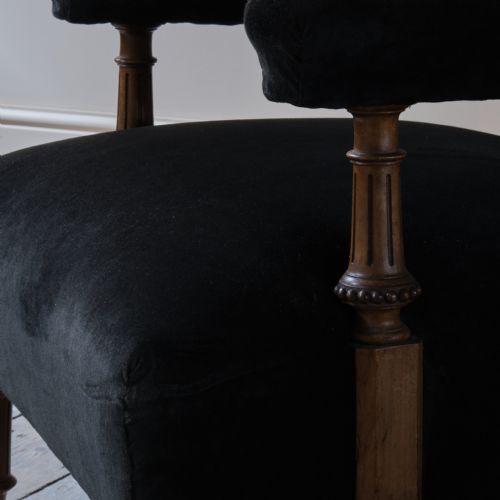 19TH CENTURY GILLOWS ARMCHAIR IN COLEFAX AND FOWLER - ADDITIONAL PHOTO 9