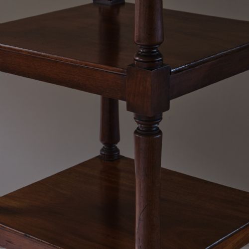 MID 19TH CENTURY MAHOGANY WHATNOT - ADDITIONAL PHOTO 7