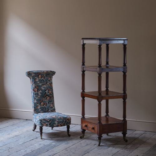 MID 19TH CENTURY MAHOGANY WHATNOT - ADDITIONAL PHOTO 9