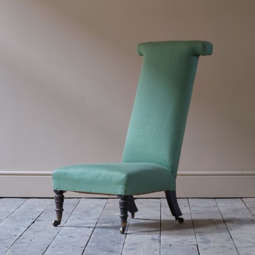 EARLY 19TH CENTURY WILLIAM IV PRIEDIEU PRAYER CHAIR - ADDITIONAL PHOTO 2