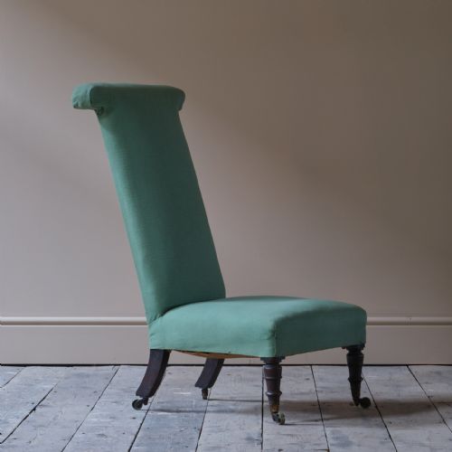 EARLY 19TH CENTURY WILLIAM IV PRIEDIEU PRAYER CHAIR - ADDITIONAL PHOTO 3