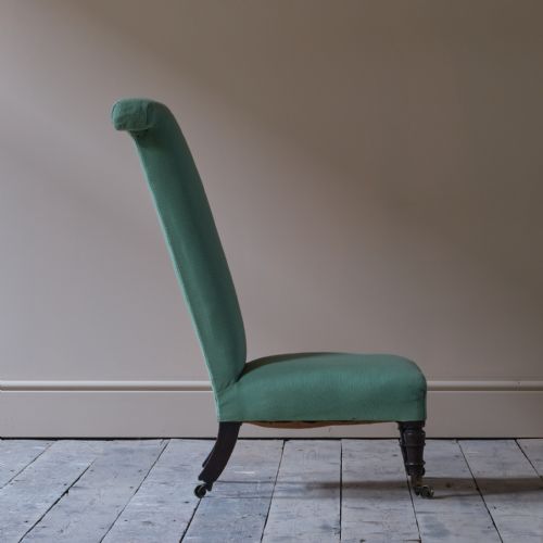 EARLY 19TH CENTURY WILLIAM IV PRIEDIEU PRAYER CHAIR - ADDITIONAL PHOTO 5