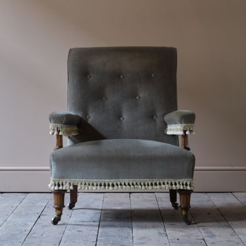 MID 19TH CENTURY GILLOWS OPEN ARMCHAIR - ADDITIONAL PHOTO 1