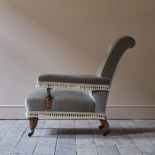 MID 19TH CENTURY GILLOWS OPEN ARMCHAIR - ADDITIONAL PHOTO 7