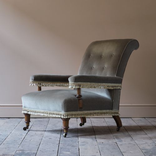 MID 19TH CENTURY GILLOWS OPEN ARMCHAIR - ADDITIONAL PHOTO 8