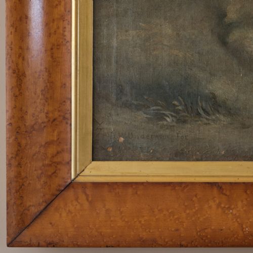 EARLY 19TH CENTURY NAIVE OIL ON CANVAS - ADDITIONAL PHOTO 5
