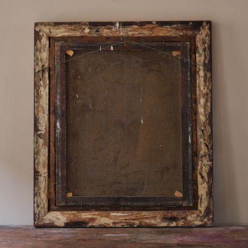 EARLY 19TH CENTURY NAIVE OIL ON CANVAS - ADDITIONAL PHOTO 6