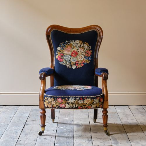 EARLY 19TH CENTURY ROSEWOOD ARMCHAIR ATTR' GILLOWS - ADDITIONAL PHOTO 1
