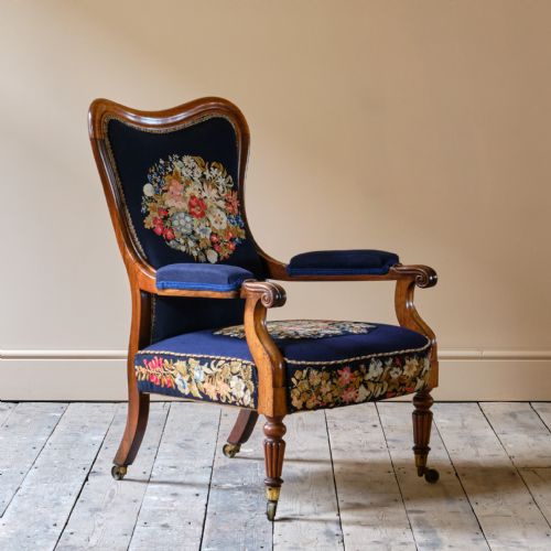 EARLY 19TH CENTURY ROSEWOOD ARMCHAIR ATTR' GILLOWS - ADDITIONAL PHOTO 2