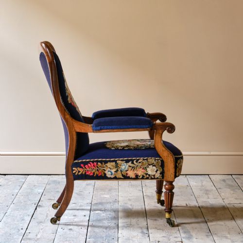 EARLY 19TH CENTURY ROSEWOOD ARMCHAIR ATTR' GILLOWS - ADDITIONAL PHOTO 3