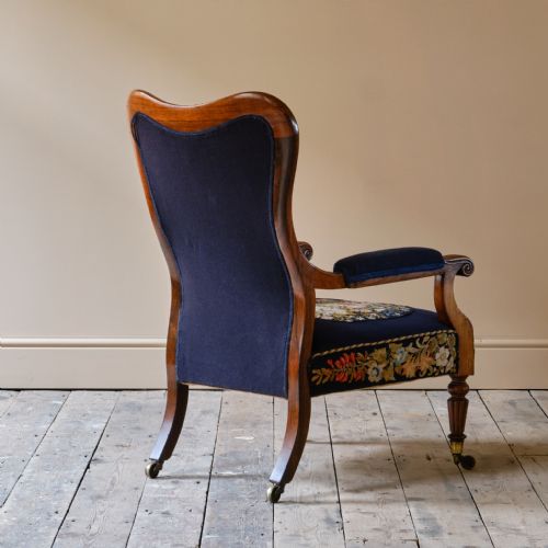 EARLY 19TH CENTURY ROSEWOOD ARMCHAIR ATTR' GILLOWS - ADDITIONAL PHOTO 4