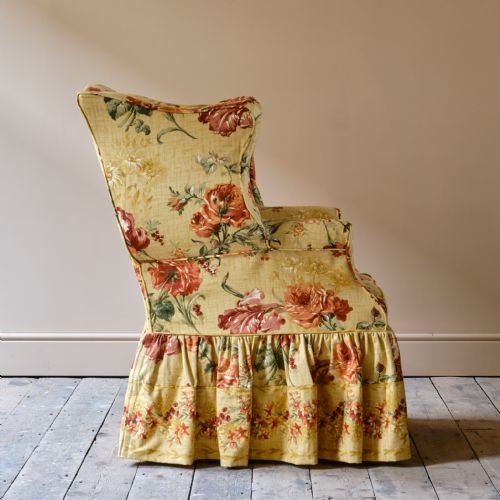 HUGE GEORGE III WINGBACK ARMCHAIR - ADDITIONAL PHOTO 3