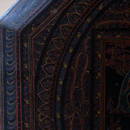 EARLY 20TH CENTURY BLACK LACQUERED SIDE TABLE - ADDITIONAL PHOTO 11