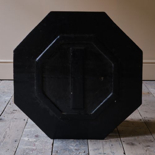 EARLY 20TH CENTURY BLACK LACQUERED SIDE TABLE - ADDITIONAL PHOTO 16
