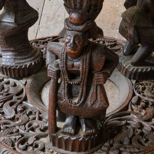 LATE 19TH CENTURY BURMESE TWO TIER SIDE TABLE - ADDITIONAL PHOTO 6