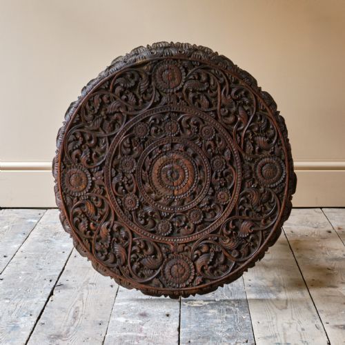 LATE 19TH CENTURY BURMESE TWO TIER SIDE TABLE - ADDITIONAL PHOTO 9