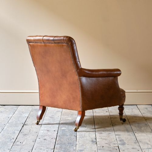 MID 19TH CENTURY HOWARD SONS ARMCHAIR - ADDITIONAL PHOTO 2