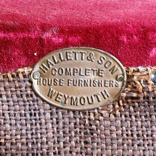 LARGE COUNTRY HOUSE STORAGE OTTOMAN BY HALLETT SONS - ADDITIONAL PHOTO 11