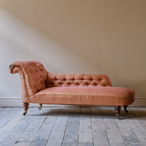 19TH CENTURY HOLLAND SONS CHAISE LONGUE - ADDITIONAL PHOTO 1