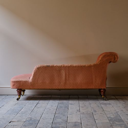 19TH CENTURY HOLLAND SONS CHAISE LONGUE - ADDITIONAL PHOTO 5