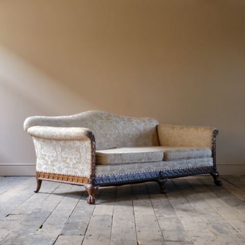 ANTIQUE DEEP SEATED COUNTRY HOUSE SOFA - ADDITIONAL PHOTO 1