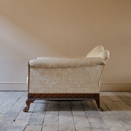 ANTIQUE DEEP SEATED COUNTRY HOUSE SOFA - ADDITIONAL PHOTO 3
