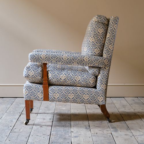 HOWARD AND SONS OPEN ARMCHAIR - ADDITIONAL PHOTO 2