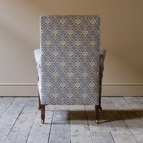 HOWARD AND SONS OPEN ARMCHAIR - ADDITIONAL PHOTO 5