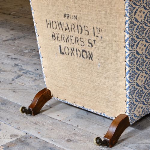 HOWARD AND SONS OPEN ARMCHAIR - ADDITIONAL PHOTO 11