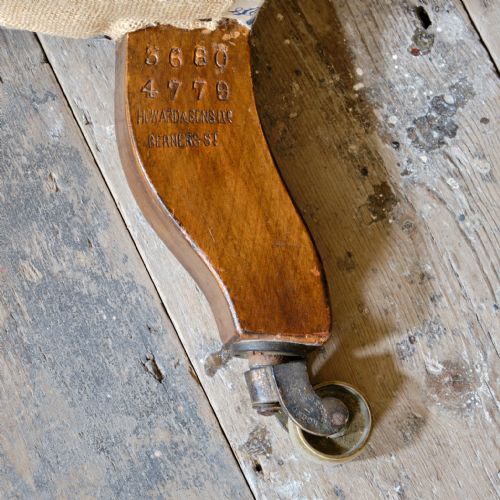 HOWARD AND SONS OPEN ARMCHAIR - ADDITIONAL PHOTO 13
