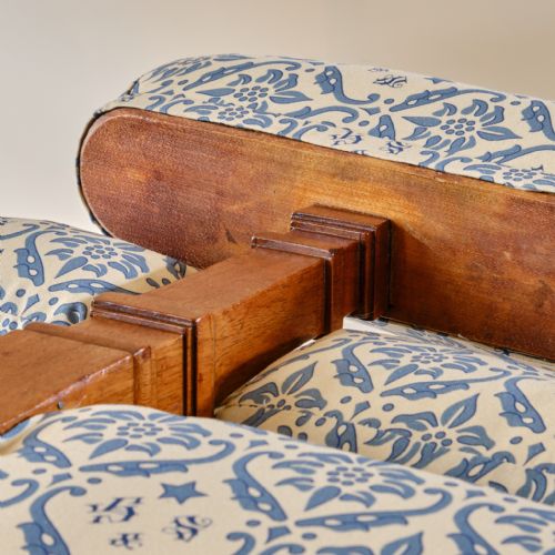 HOWARD AND SONS OPEN ARMCHAIR - ADDITIONAL PHOTO 14