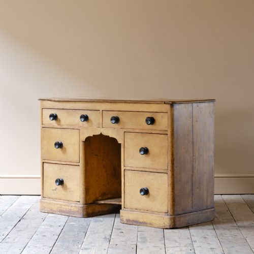 19TH CENTURY PAINTED PINE DOG KENNEL DRESSER - ADDITIONAL PHOTO 1