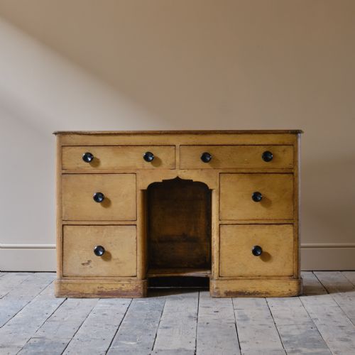 19TH CENTURY PAINTED PINE DOG KENNEL DRESSER - ADDITIONAL PHOTO 2