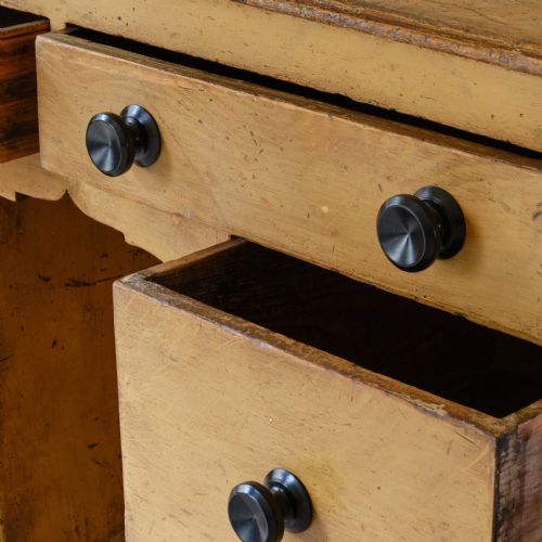 19TH CENTURY PAINTED PINE DOG KENNEL DRESSER - ADDITIONAL PHOTO 7