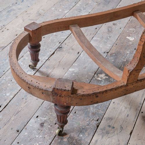 MID 19TH CENTURY CHAISE LONGUE FRAME C19TH - ADDITIONAL PHOTO 8